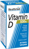 HealthAid Vitamin D 500iu Tablets, 60 Count