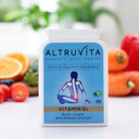 Altruvita Vitamin D3 from cholecalciferol | 25µg | 1000IU | 60 Days Supply | 500% of daily requirement | Bone, Muscle & Immune Support | 60 Capsules | Vegetarian Approved