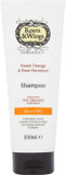 Roots & Wings Organic Balancing Sweet Orange and Rose Geranium Shampoo 250ml