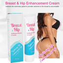Breast Enhancement Cream With Pueraria & Safflower Extract, Firm & Enlarge, Improve Dry Breasts For Perfect Body, 50G