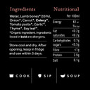 Ossa Lamb Bone Broth Boost, High-Protein Broth, Preservative-Free Soup And Cooking Essential, Keto And Paleo-Friendly Soup Maker For Gut Health And Digestion, 240 Ml