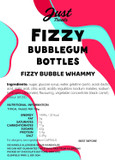 Fizzy Bubblegum Bottles Gift Jar From The A-Z Retro Sweet Shop Collection___Size : 615 G (Pack Of 1)