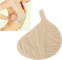 Silicone Breast Protective Pocket For Mastectomy, Breast Protective Case With Spiral Hook Portable Prosthesis Breast Protect Bag L (Right)