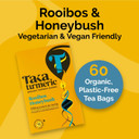 Taka Turmeric, 4 Pack (60 Teabags) Organic Rooibos & Honeybush Tea Bags With Turmeric & Black Peppercorns, Turmeric Tea, Caffeine Free Redbush Tea Bags, Rooibos Tea Bags, Recyclable Packaging___Size : 15 Count (Pack Of 4) Taka Turmeric, 4 Pack (60 Teabags) Organic Rooibos & Honeybush Tea Bags With Turmeric & Black Peppercorns, Turmeric Tea, Caffeine Free Redbush Tea Bags, Rooibos Tea Bags, Recyclable Packaging___Size : 15 Count (Pack Of 4)