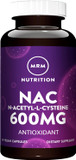 Mrm Nutrition N-Acetyl-Cysteine (Nac) 600Mg | Antixoidant | Resipratory Health | Liver Health | Mitochondrial Health | Vegan + Gluten-Free | 60 Servings
