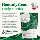 Bioactive Nutrients Pure L-Glutamine Powder Supplement - Optimum Gut Health And Muscle Recovery Support - Nutrition Supplements Powder - Gluten-Free - 454 G / 90 Servings