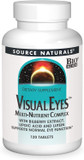 Source Naturals Visual Eyes Dietary Supplement - Multi-Nutrient Complex with Bilberry Extract, Lipoic Acid and Lutein - 120 Tablets120 Count (Pack of 1)