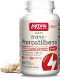 Jarrow Formulas Pterostilbene 50 Mg - 60 Veggie Caps - Antioxidant Support - Supports Healthy Aging - Calorie-Restriction Mimetic - 60 Servings60 Count (Pack Of 1)
