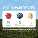 Happy Baby Organics Stage 2 Baby Food Pouches, Gluten Free, Vegan & Healthy Snack, Clearly Crafted Oat & Fruit Puree, Apples, Blueberries & Oats, 4 Ounces (Pack Of 16) Happy Baby Organics Stage 2 Baby Food Pouches, Gluten Free, Vegan & Healthy Snack, Clearly Crafted Oat & Fruit Puree, Apples, Blueberries & Oats, 4 Ounces (Pack Of 16)