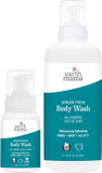 Earth Mama Ginger Fresh Foaming Hand & Body Wash | All-Purpose Castile Soap, 5.3-Fluid Ounce And Liter Refill