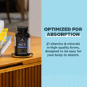 Ancient Nutrition Multivitamin For Immune Support, Immune, 21 Vitamins And Minerals With Vitamin D & C, Turmeric, Supports Immunity, Stress Relief And Heart Health, Keto Friendly, 90 Capsules