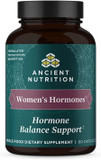 Ancient Nutrition Women'S Hormones, Helps Reduce Stress, Supports Energy, Hormone Balance, Gluten Free, Paleo And Keto Friendly, 60 Capsules