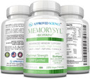 Approved Science Memorysyl - Memory Boosting Supplement - Improve Focus And Concentration - Protect Against Cognitive Decline - With Lionã¢ÂS Mane And Bioperine - 60 Capsules - Vegan