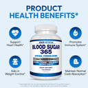 Arazo Nutrition Blood Sugar 365 Supplement  Supports Healthy Energy Levels - 120 Herbal Pills - 60 Day Supply