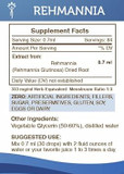 Secrets Of The Tribe Rehmannia Extract Alcohol-Free Tincture, Rehmannia (Rehmania Glutinosa) Dried Root (2 Fl Oz)
