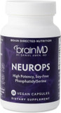 Dr Amen Brainmd Neurops - 30 Capsules - 150 Mg Phosphatidylserine - Promotes Mental Focus, Energy & Memory - Gluten Free - 30 Servings