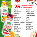 Feelgood Superfoods Vita Fruits And Veggies Immune Support Shot Supplements, 25 Organic Fruits And Veggies, Ready To Drink Immunity Booster, 10 Orange And 20 Fruit Punch, Combo Pack Of 30
