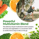 Feelgood Superfoods Vita Fruits And Veggies Immune Support Shot Supplements, 25 Organic Fruits And Veggies, Ready To Drink Immunity Booster, 10 Orange And 20 Fruit Punch, Combo Pack Of 30