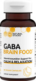 Magnesium Ashwagandha Gummies 30Ct With Gaba Brain Food 60Ct Supplement By Natural Stacks