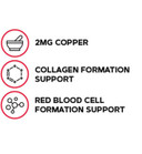 Gnc Copper 2 Mg 100 Vegetarian Tablets