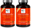 New Nordic Ashwagandha Vegan Gummies | 300 Mg Daily Supplement | Sugar Free, Gluten Free & Non-Gmo | Natural Peach Mango Flavor | 60 Gummies (Pack Of 2)