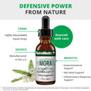 Nutramedix Mora Yarrow Extract - Yarrow Herb, Blackberry Leaves And Capirona Bark Extract For Digestive Health, Gut Support & Healthy Inflammatory Response (1Oz / 60Ml)