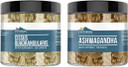 Earthborn Elements Cissus Quadrangularis And Ashwagandha Bundle, 200 Capsules Each, Pure & Undiluted, No Additives