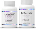 Tesseract Medical Research Optimal Gut & Prostate Bundle, Butyric Acid Complex Gastrointestinal And Prostate Supplement
