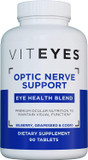 Viteyes Optic Nerve Support Supplement, Premium Ocular Nutrition Blend, 90 Tablets, White