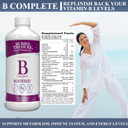 Buried Treasure B Complete High Potency All B Vitamins Liquid Supplement For Stress, Energy And Healthy Immune Support Vegan Non-Gmo, 16 Oz W/ Dose Cup