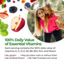 Feelgood Superfoods Vita Fruits And Veggies Supplements, Multivitamin Fruit And Vegetable Gummies, 25 Fruits And Vegetables, Watermelon And Apple Flavors, Vegan, Non-Gmo, 60 Count