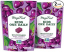 Megafood Kids One Daily Multivitamin Soft Chews - Kids Vitamins With Vitamin B, Vitamin C, Vitamin D & Vitamin E - Age 4+, Vegetarian, Made Without 9 Food Allergens - Grape Flavor - 30 Chews (2 Pack)