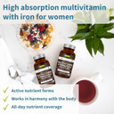 Multivitamin & Minerals For Women + Live Cultures+ Lab4 Probiotics Vegan Bundle, Advanced Multi With Iron + 25 Billion Cfu Probiotic With Non-Bloating Prebiotic, By Igennus