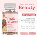 Zahler Multivitamin Beauty, Daily Multivitamin +Skin Hair And Nails Support, Multivitamin For Women And Men With Iron, Certified Kosher, 60 Capsules