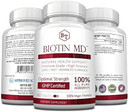 Approved Scienceã¢Â® Biotin Md ÃÂ Extra Strength Pure Biotin 10,000Mcg To Strengthen Hair, Skin And Nails; 360 Vegan Tablets; Made In Usa