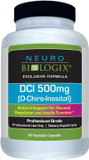 Neuro Biologix D-Chiro-Inositol Supplement, Supports Positive Mood & Emotional Well-Being, Helps Balance, Boosts Autophagy For Cellular Performance, 60 500Mg Capsules