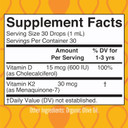 Maryruth'S Vitamin D3 | K2 | Drop | Liquid Supplement For Toddlers | Kids For Calcium Absorption Strong Bones | Vegan | Non-Gmo | Gluten Free | 1 Fl Oz