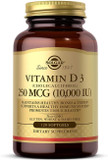 Solgar Vitamin D3 (Cholecalciferol) 250 Mcg (10,000 Iu), 120 Softgels - Helps Maintain Healthy Bones & Teeth - Immune System Support - Non Gmo, Gluten/ Dairy Free - 120 Servings