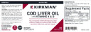 Kirkman - Cod Liver Oil With Vitamin A & D - 300 Softgels - Essential Fatty Acids - Supports Foundational Health - Hypoallergenic