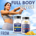 Omega 3 Fish Oil 2,000Mg- Pharmaceutical Grade. 1000Mg Epa 500Mg Dha. Burpless Capsules With No Fishy Aftertaste. All Natural, Organic, Non Gmo, Gluten Free For Men & Women