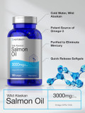 Wild Alaskan Salmon Fish Oil | 180 Softgel Capsules | Gluten Free, Non-Gmo | High Potency | Excellent Source Of Omega-3 Fatty Acids Epa And Dha | By Horbaach
