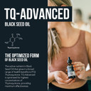 Black Seed Oil Tq Advanced - 5% Thymoquinone, 100 Mg Tq Per Serving - Highest Concentration Available - 15:1 Concentrate From Nigella Sativa, Raw Form, Vegan, Glass Bottle Plus Dropper (30 Servings)