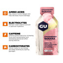 Gu Energy Original Sports Nutrition Energy Gel, 24-Count, Strawberry Banana