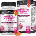Menopause Support Probiotics For Women - Hot Flashes Night Sweats Mood Swings And Hormone Balance - Natural Menopause Relief Supplements For Women With Astragalus - 30 Servings