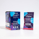 Herbaland Pre-Workout Gummies  Vegan, Low-Sugar, Gluten-Free, Workout Supplement, Athletic Support, Bcaa, Caffeine, Boost Sport Performance  Sour Blue Raspberry Flavor, Box Of 12, Compostable Pouch