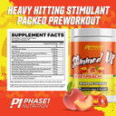 Stimmed Up Insane Pre Workout 325Mg Caffeine For Hyper Focus, Energy Boost, And Extreme Pumps- High Stim Preworkout With Beta Alanine, Caffeine With No Artificial Flavor (Sweet Peach Rings)