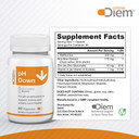 Omne Diem Lit-Control Ph Down, 60 Capsules  Dietary Supplement For Ph Acidification To Support Kidney & Urinary Tract Health