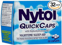 Nytol Sleep Aid Quick Caps-32 Ct. (Quantity Of 4)