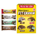 Fitcrunch Full Size Protein Bars, Designed By Robert Irvine, 6-Layer Baked Bar, 6G Of Sugar, Gluten Free & Soft Cake Core (Variety Pack)
