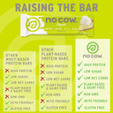 No Cow Dipped High Protein Bars, Key Lime Pie, 20G Plant Based Protein, Keto Friendly, Low Carb, Low Sugar, Dairy Free, Gluten Free, Vegan, High Fiber, Non-Gmo, 12 Count